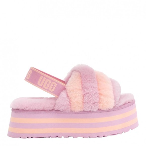 UGG | Shoes | Ugg Womens Disco Stripe Slippers Platform Slide